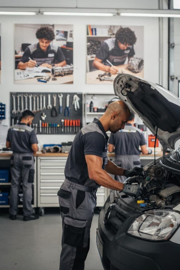 mecánicos taller